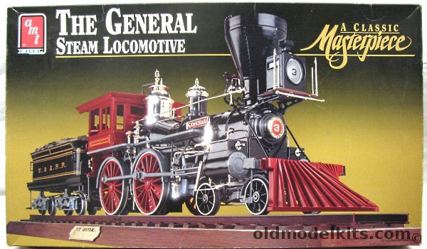 AMT 1/25 The General 4-4-0 American Standard Steam Locomotive - (ex MPC), 8124 plastic model kit